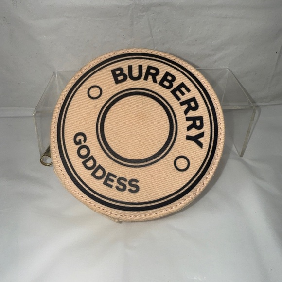 Burberry round cosmetic pouch bag - Picture 5 of 14